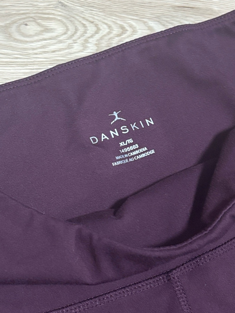 Danskin (XL) Ultra High Ankle Legging Tight with Pockets Midweight Soft Brushed - Picture 7 of 15